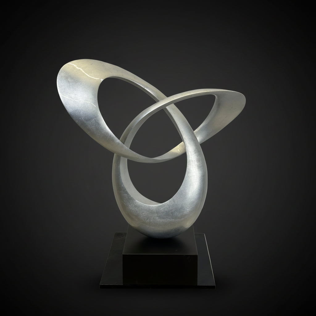 Skulptur Blattsilber