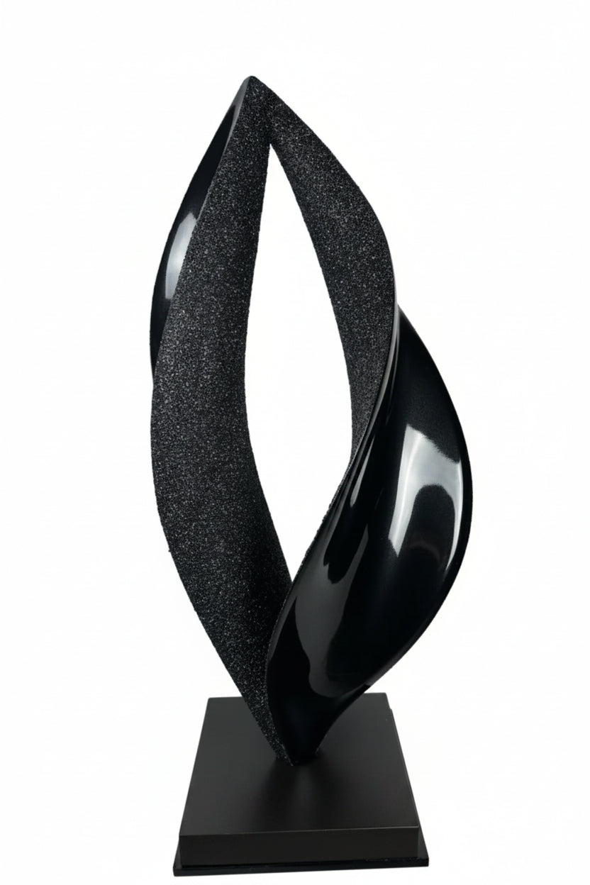 Skulptur Flamme Blackstone