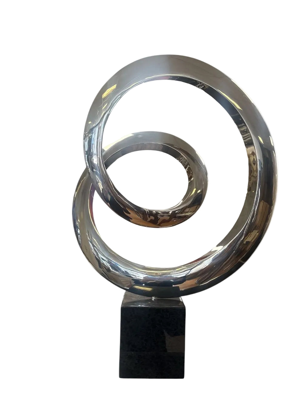 Edelstahl Skulptur klein
