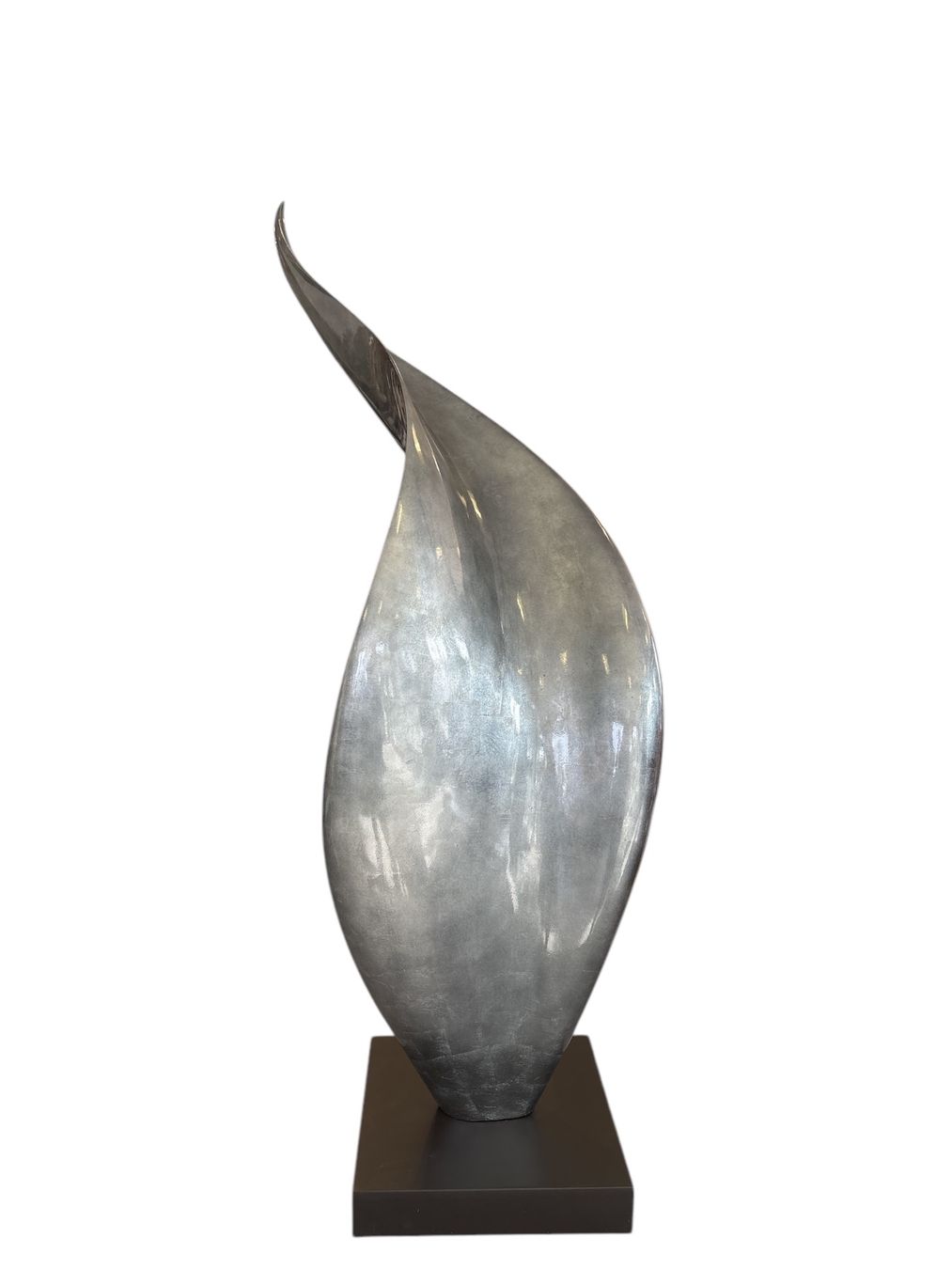 Design Skulptur Flamme Holz